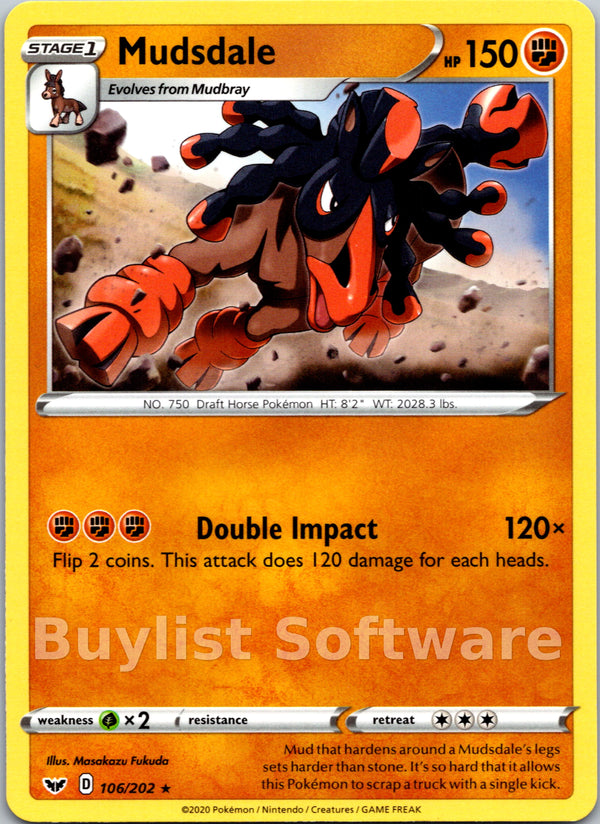 Mudsdale [106/202] [Sword & Shield Base Set]