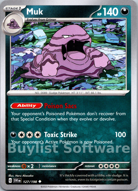 Muk [127/198] [Scarlet & Violet Base Set]