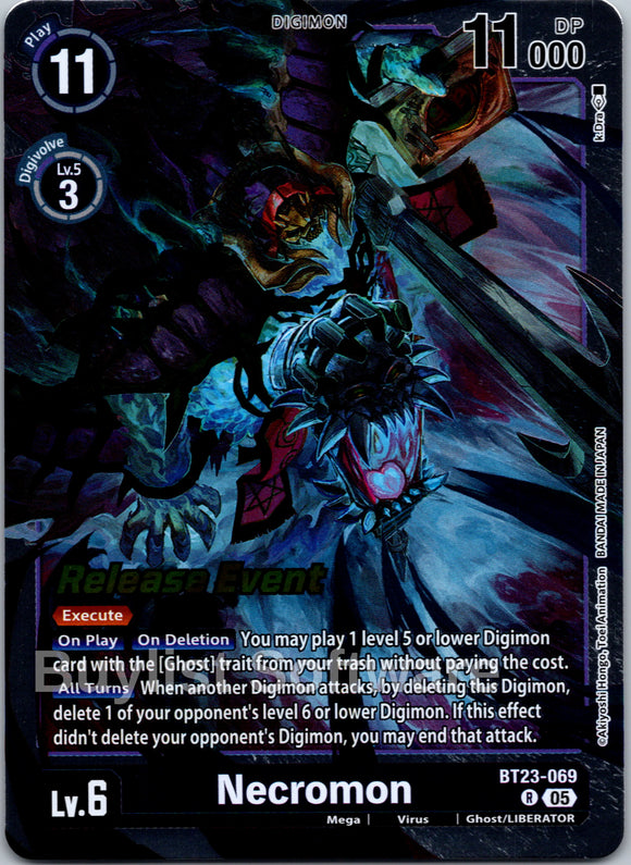 Necromon [BT23-069] [Hackers' Slumber Release Event Cards] Foil