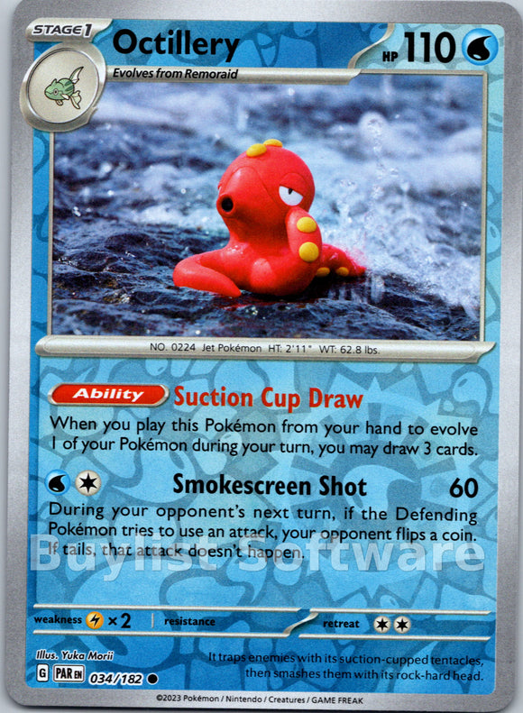 Octillery [034/182] [Paradox Rift] Reverse Holofoil