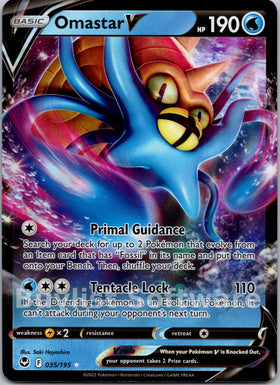 Omastar V [035/195] [Silver Tempest] Holofoil