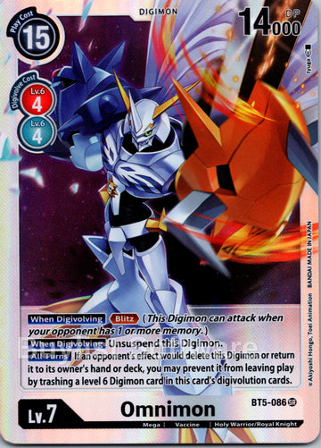 Omnimon [BT5-086] [Battle of Omni] Foil