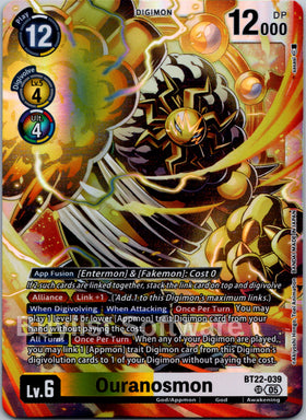 Ouranosmon [BT22-039] [Cyber Eden] Foil