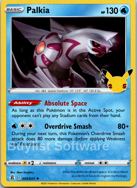 Palkia [004/025] [Celebrations] Holofoil