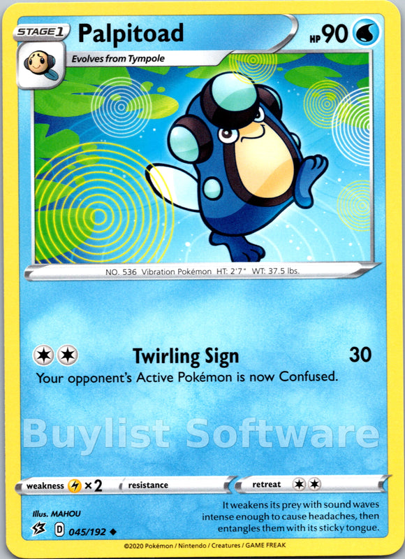 Palpitoad [045/192] [Rebel Clash]