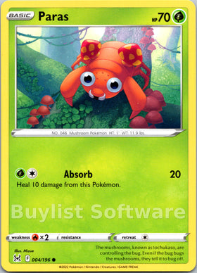 Paras [004/196] [Lost Origin]