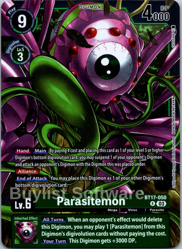 Parasitemon [BT17-050] [Secret Crisis] Foil
