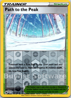 Path to the Peak [148/198] [Chilling Reign] Reverse Holofoil