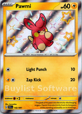 Pawmi [142/091] [Paldean Fates] Holofoil