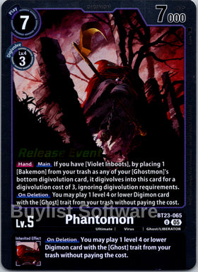 Phantomon [BT23-065] [Hackers' Slumber Release Event Cards]