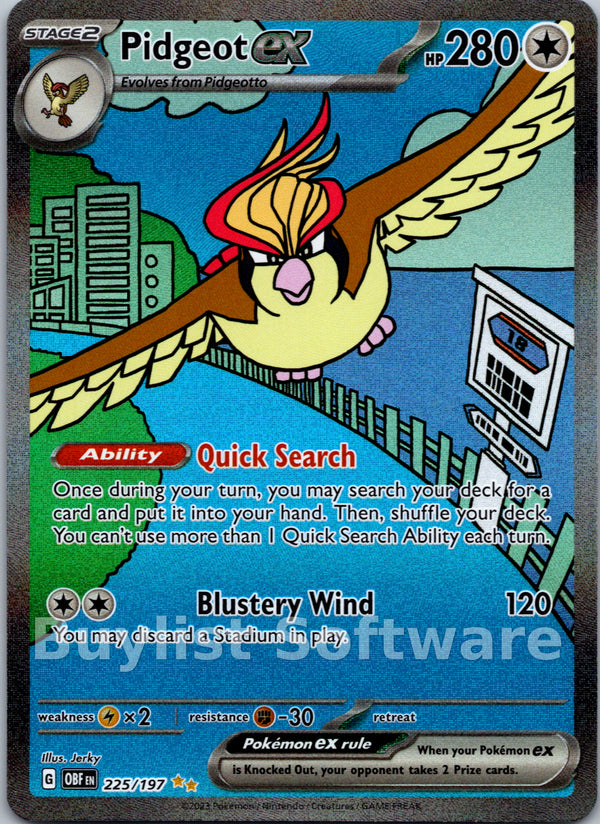 Pidgeot ex [225/197] [Obsidian Flames] Holofoil
