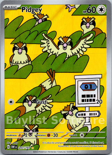 Pidgey [207/197] [Obsidian Flames] Holofoil