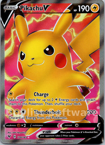Pikachu V [170/185] [Vivid Voltage] Holofoil