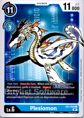 Plesiomon [EX1-020] [Classic Collection]