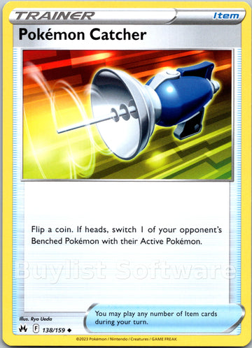 Pokemon Catcher [138/159] [Crown Zenith]