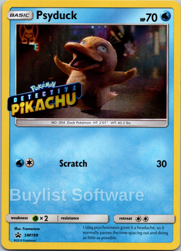 Psyduck (Detective Pikachu Stamped) [SM199] [Sun & Moon Promos] Holofoil