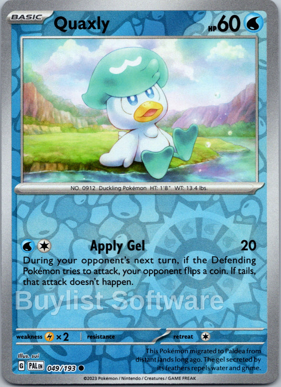 Quaxly [049/193] [Paldea Evolved] Reverse Holofoil