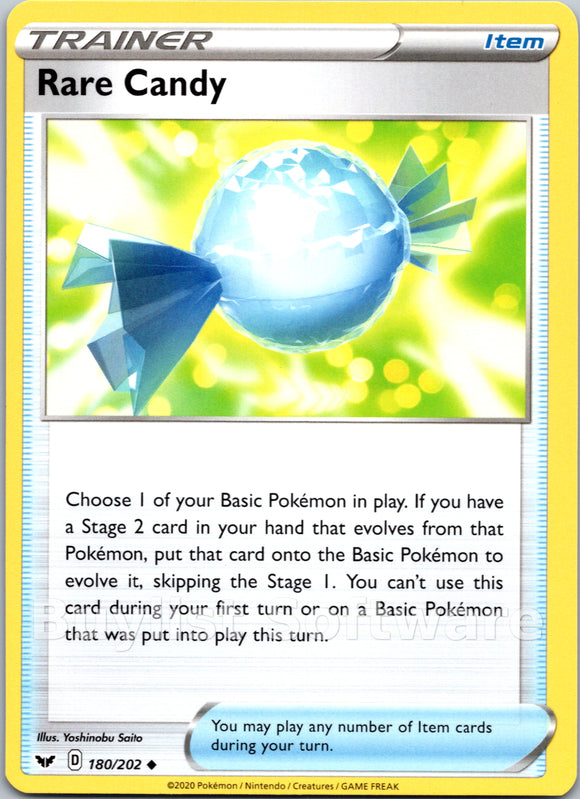 Rare Candy [180/202] [Sword & Shield Base Set]
