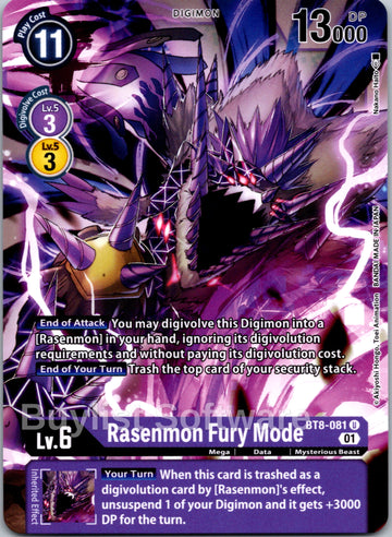 Rasenmon Fury Mode [BT8-081] [New Awakening]
