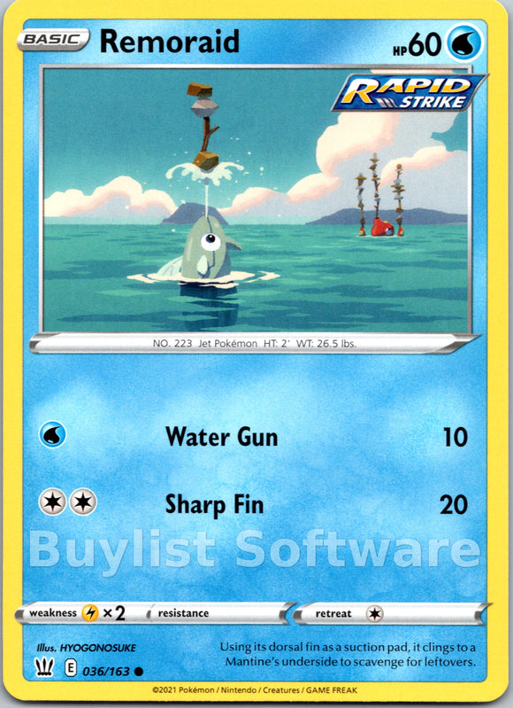 Remoraid [036/163] [Battle Styles]