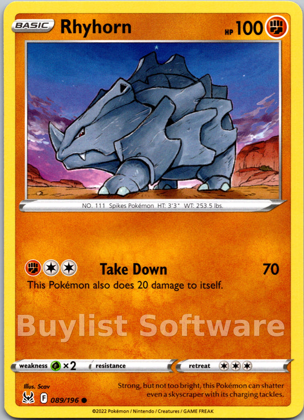 Rhyhorn [089/196] [Lost Origin]
