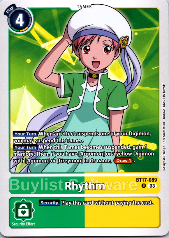 Rhythm [BT17-089] [Secret Crisis]