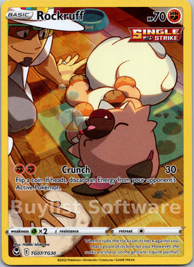 Rockruff [TG07/TG30] [Silver Tempest Trainer Gallery] Holofoil