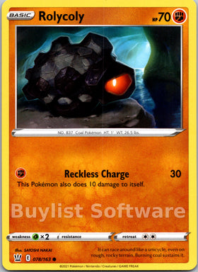 Rolycoly [078/163] [Battle Styles]