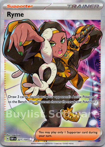 Ryme [221/197] [Obsidian Flames] Holofoil