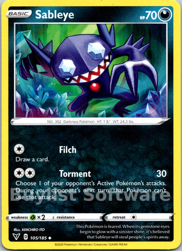 Sableye [105/185] [Vivid Voltage]