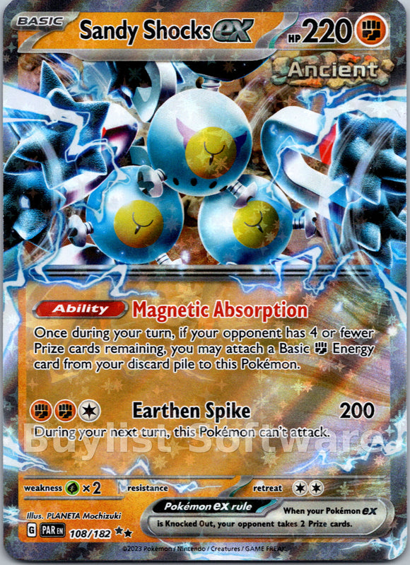 Sandy Shocks ex [108/182] [Paradox Rift] Holofoil