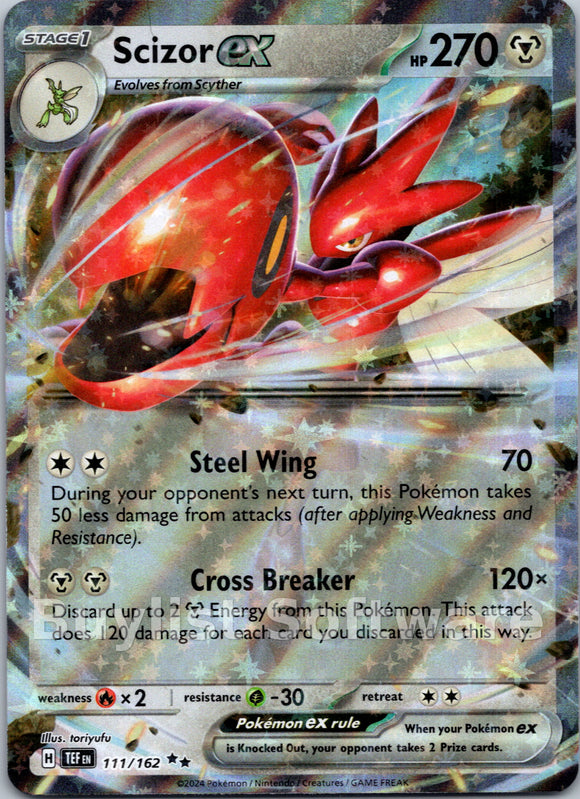 Scizor ex [111/162] [Temporal Forces] Holofoil