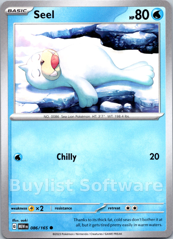 Seel [086/165] [Scarlet & Violet 151]