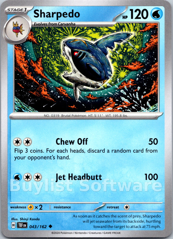 Sharpedo [043/162] [Temporal Forces]