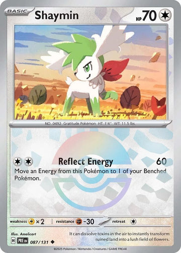 Shaymin (Poke Ball Pattern) [087/131] [Prismatic Evolutions] Holofoil