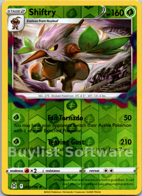 Shiftry [013/196] [Lost Origin] Reverse Holofoil