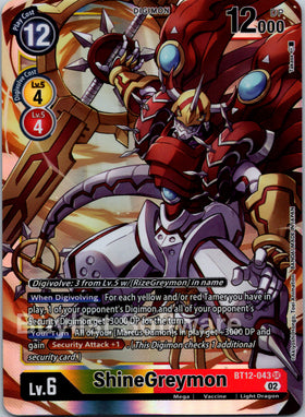 ShineGreymon [BT12-043] [Across Time] Foil