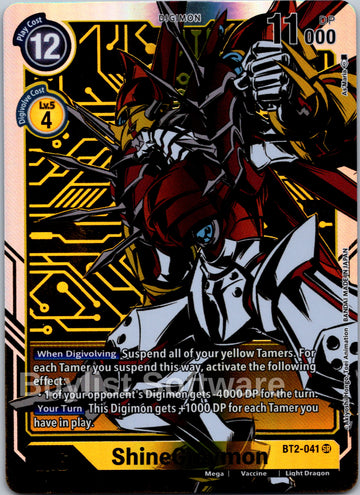 ShineGreymon (Alternate Art) [BT2-041] [Release Special Booster 1.5] Foil