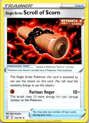 Single Strike Scroll of Scorn [133/163] [Battle Styles]