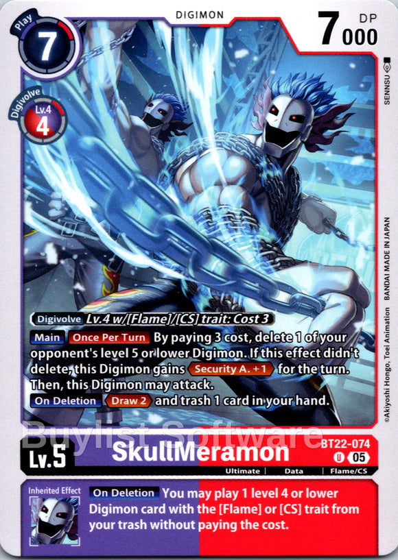 SkullMeramon [BT22-074] [Cyber Eden]