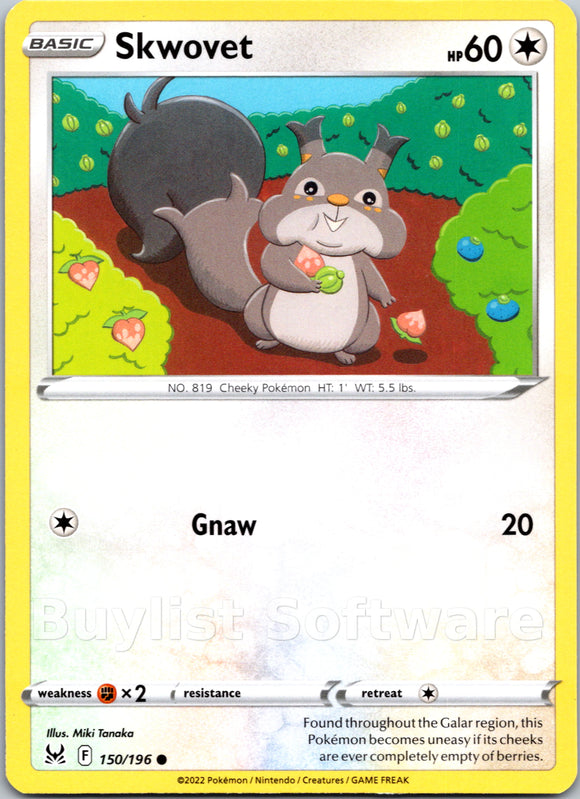 Skwovet [150/196] [Lost Origin]