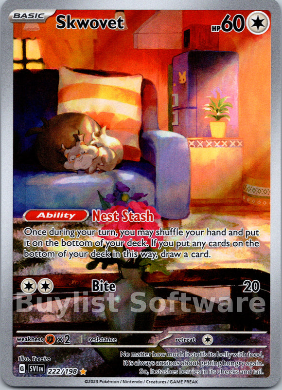 Skwovet [222/198] [Scarlet & Violet Base Set] Holofoil