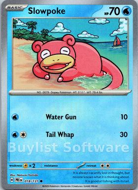 Slowpoke (Poke Ball Pattern) [018/131] [Prismatic Evolutions] Holofoil