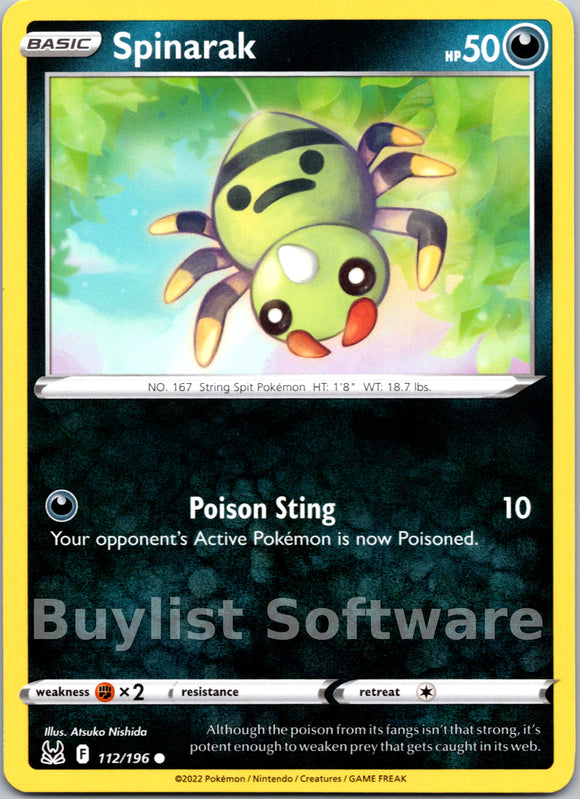 Spinarak [112/196] [Lost Origin]