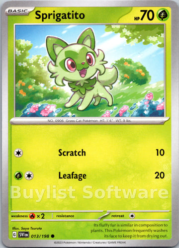 Sprigatito [013/198] [Scarlet & Violet Base Set]