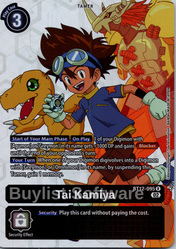 Tai Kamiya (Alternate Art) [BT12-095] [Across Time] Foil