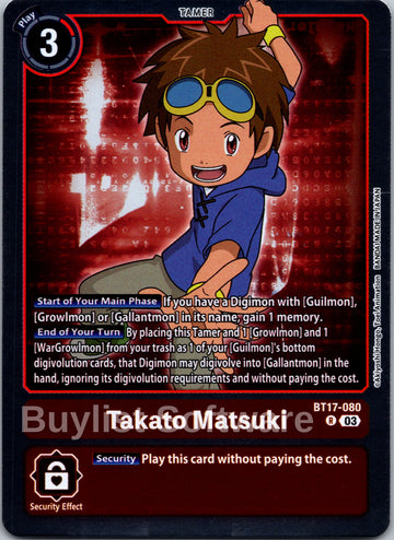 Takato Matsuki [BT17-080] [Secret Crisis] Foil