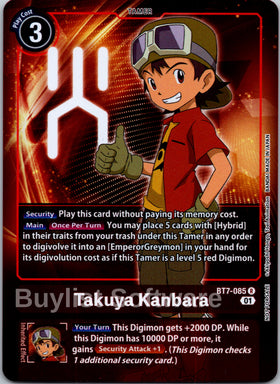 Takuya Kanbara (Box Topper) [BT7-085] [Next Adventure] Foil