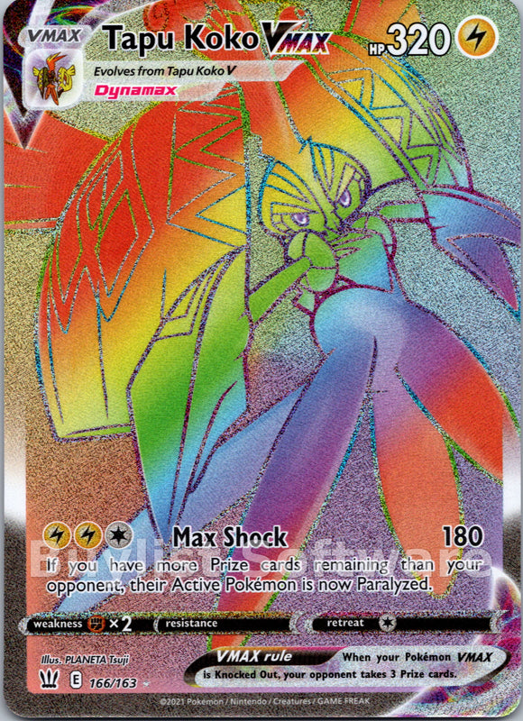 Tapu Koko VMAX [166/163] [Battle Styles] Holofoil