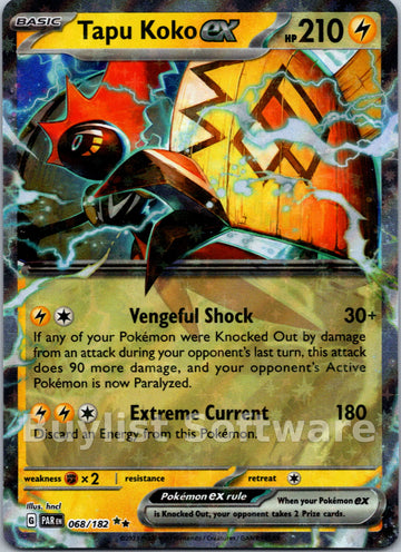 Tapu Koko ex [068/182] [Paradox Rift] Holofoil